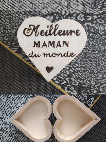Boîte à bijoux forme coeur