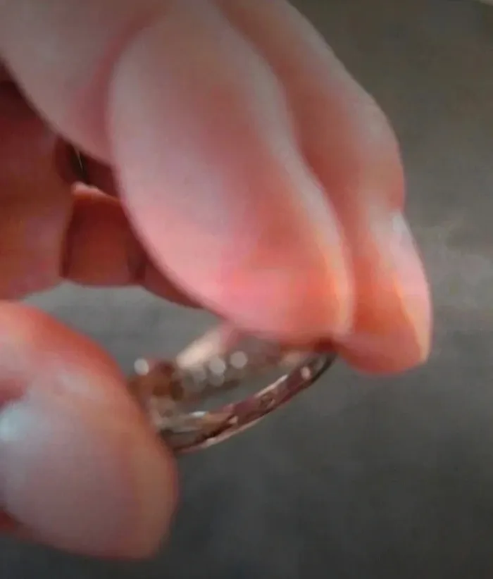 Jolie bague en argent taille 54 - photo numéro 3