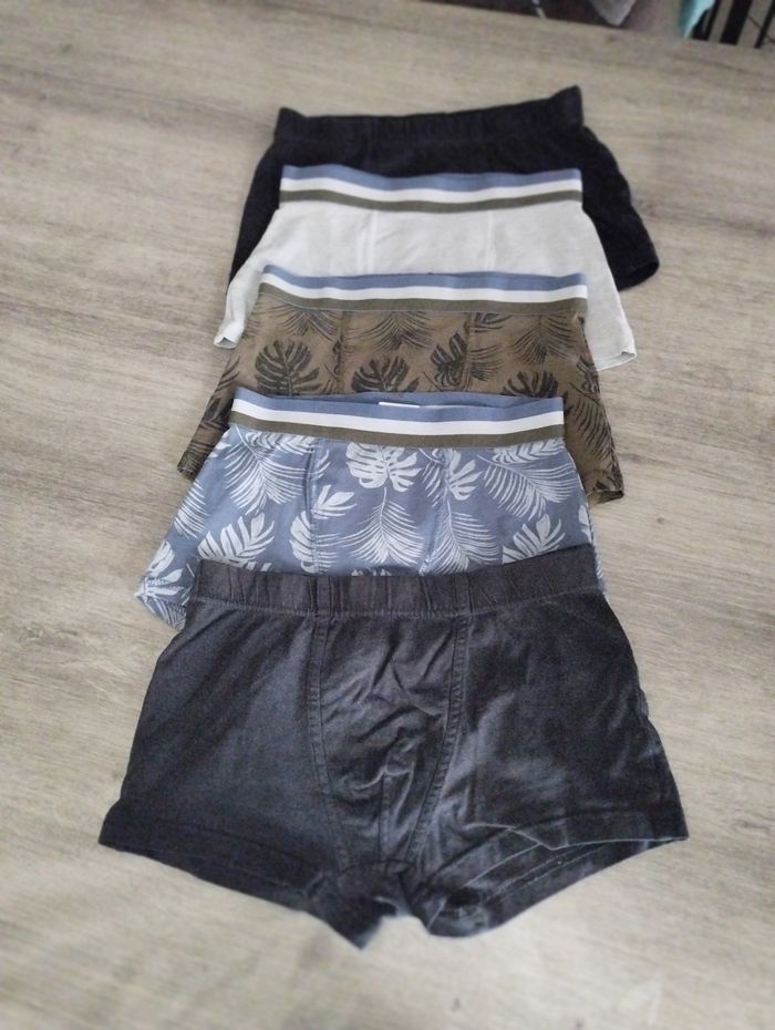 Lot de 5 boxers 10 ans garçon