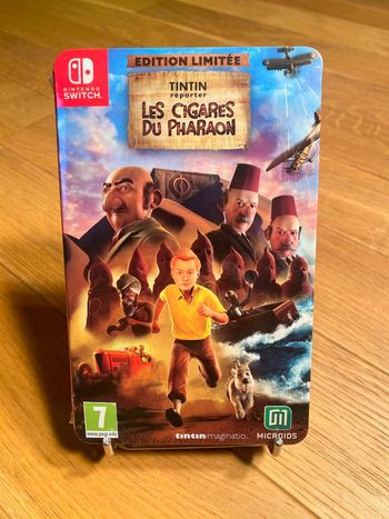 Tintin les cigares du pharaon edition limitée - switch - jeu neuf sous blister 