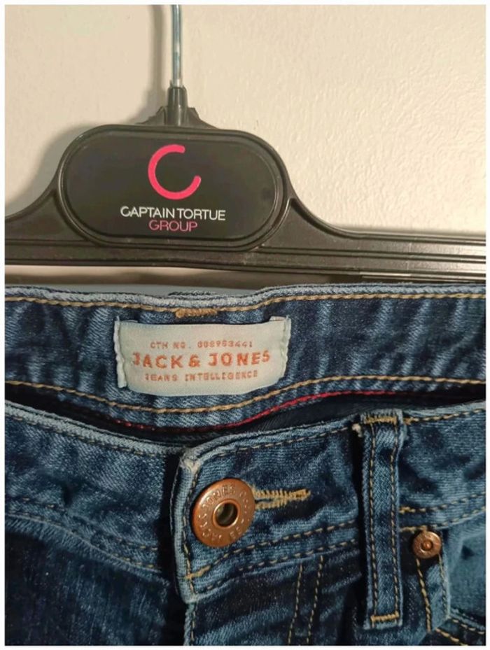 C11 jeans marine Jack&Jones W32 - photo numéro 3