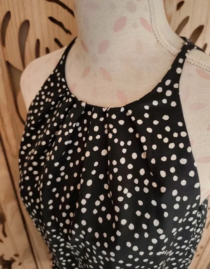 Robe imprimée pois, ceinture Cache cache - photo numéro 4