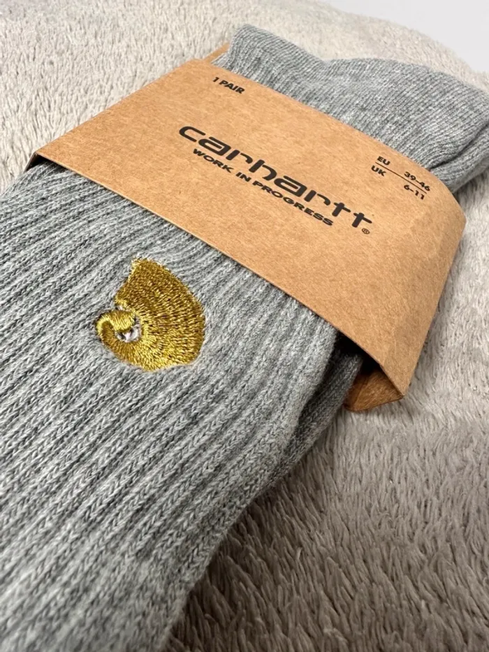 Chaussettes grises carhartt 39/46 - photo numéro 2