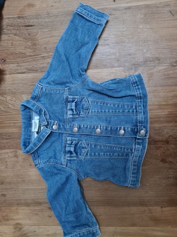 Veste jean tape à l'œil 