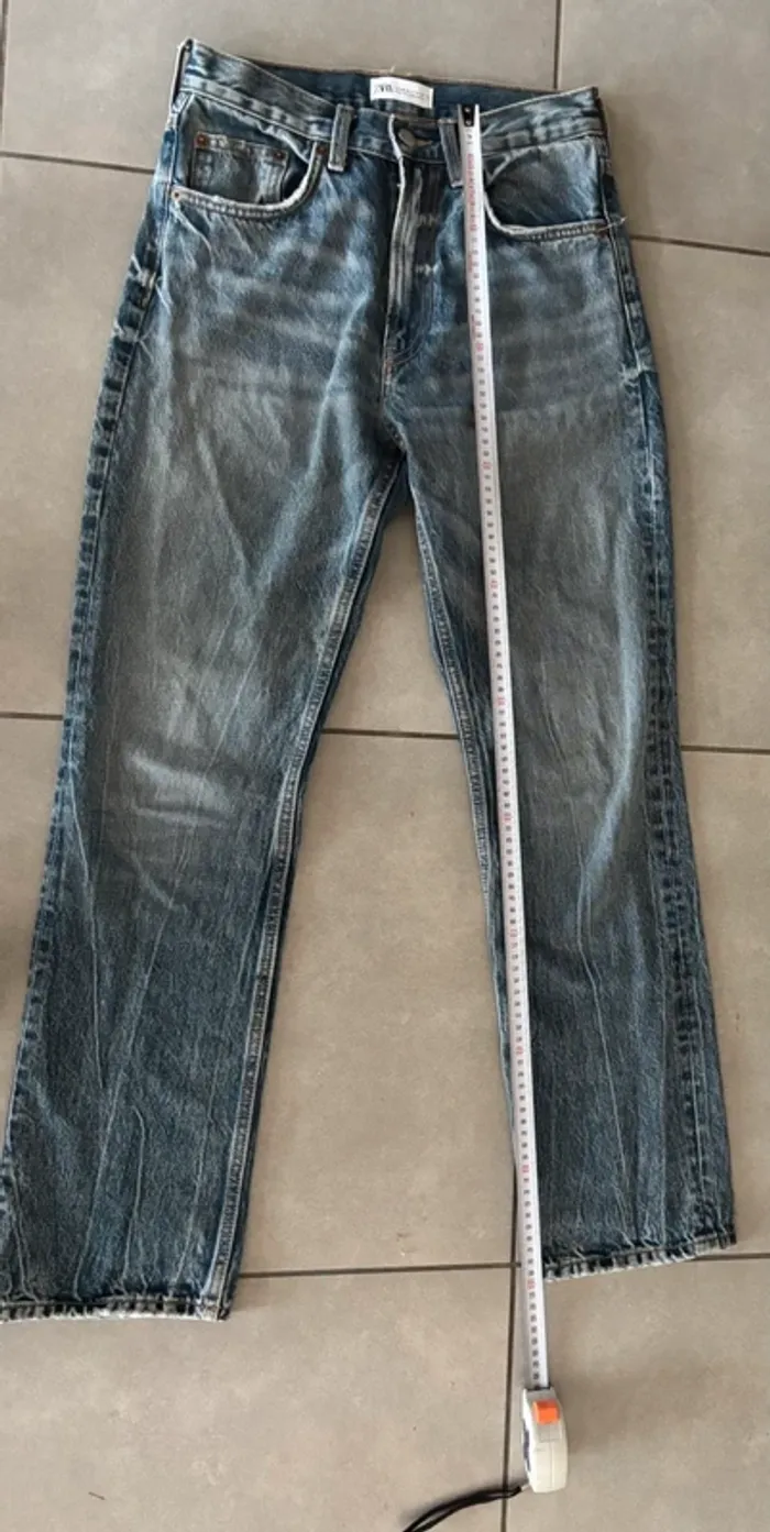 Jean bleu femme taille 36 / S marque Zara - photo numéro 6