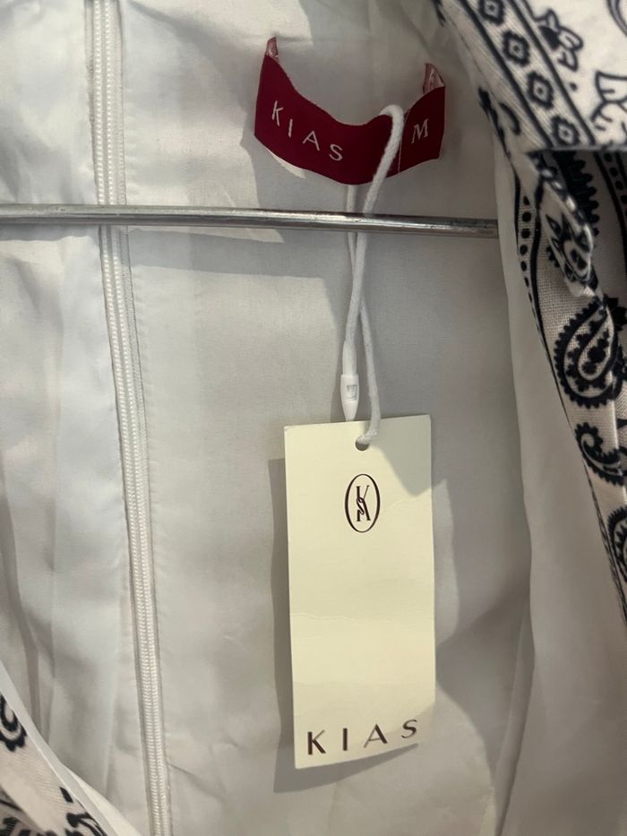 Robe longue neuves avec étiquette marque indépendante taille M motif noir et blanc - photo numéro 2