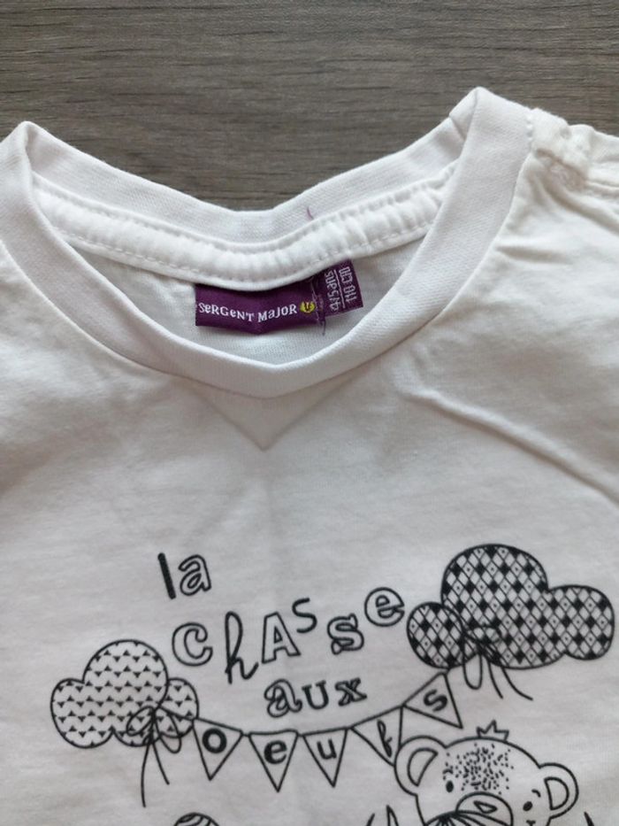 T-shirt Pâques à colorier - photo numéro 3