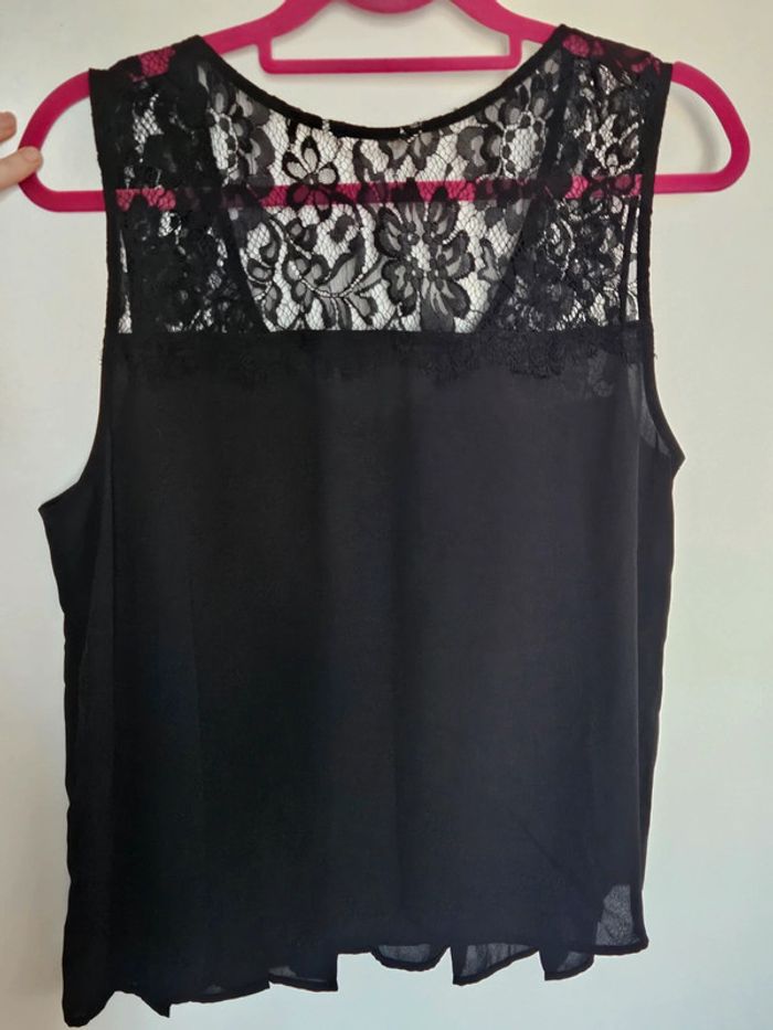 Blouse ample plissée et dentelle Nafnaf 42 - photo numéro 4