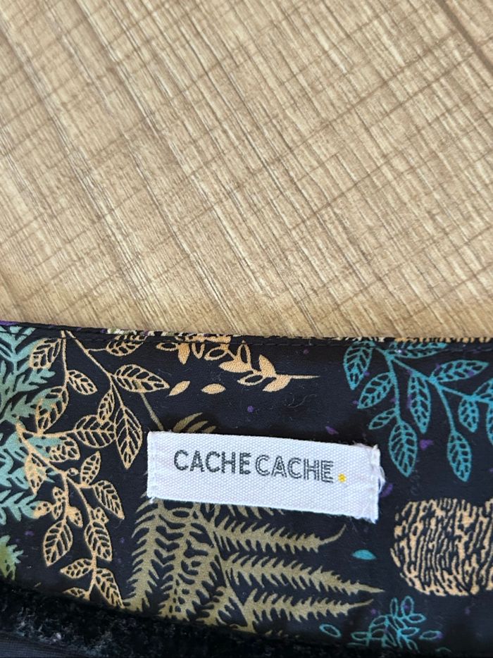 Robe imprimée à manches longues Cache Cache taille 38 TBE - photo numéro 9