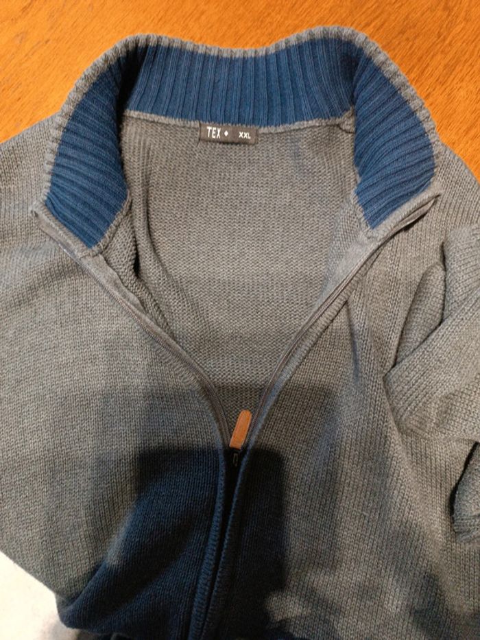 Gilet zippé gris TEX XXL - photo numéro 9