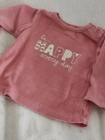 Pull Velours - 9 Mois - Fille
