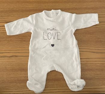 Pyjama Kiabi taille 1 mois