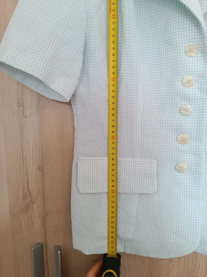 Veste femme carreaux vichy taille 38 - photo numéro 6