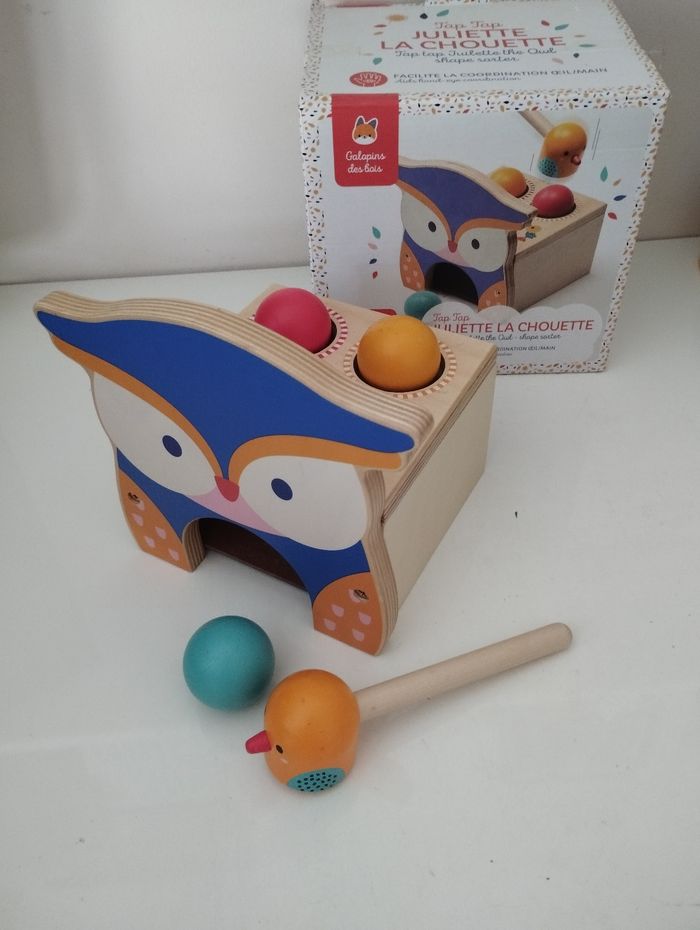 Jeu Tap Tap Huguette la chouette Nature et découverte