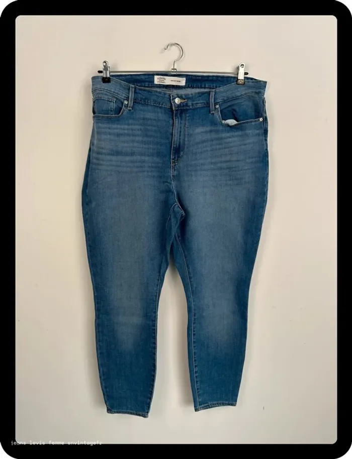 Jean Levi's Signature Femme Mid Rise Skinny Bleu | 22M FR52 | Très Bon État | BP90 - photo numéro 2