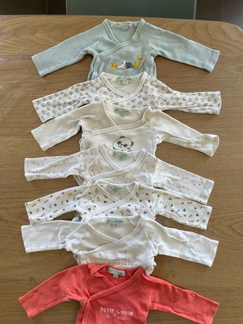 Lot de 7 bodies manches longues