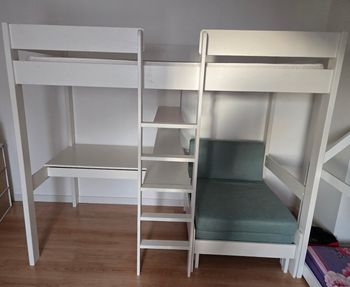 Lit mezzanine bureau lit d'appoint Cocktail Scandinave