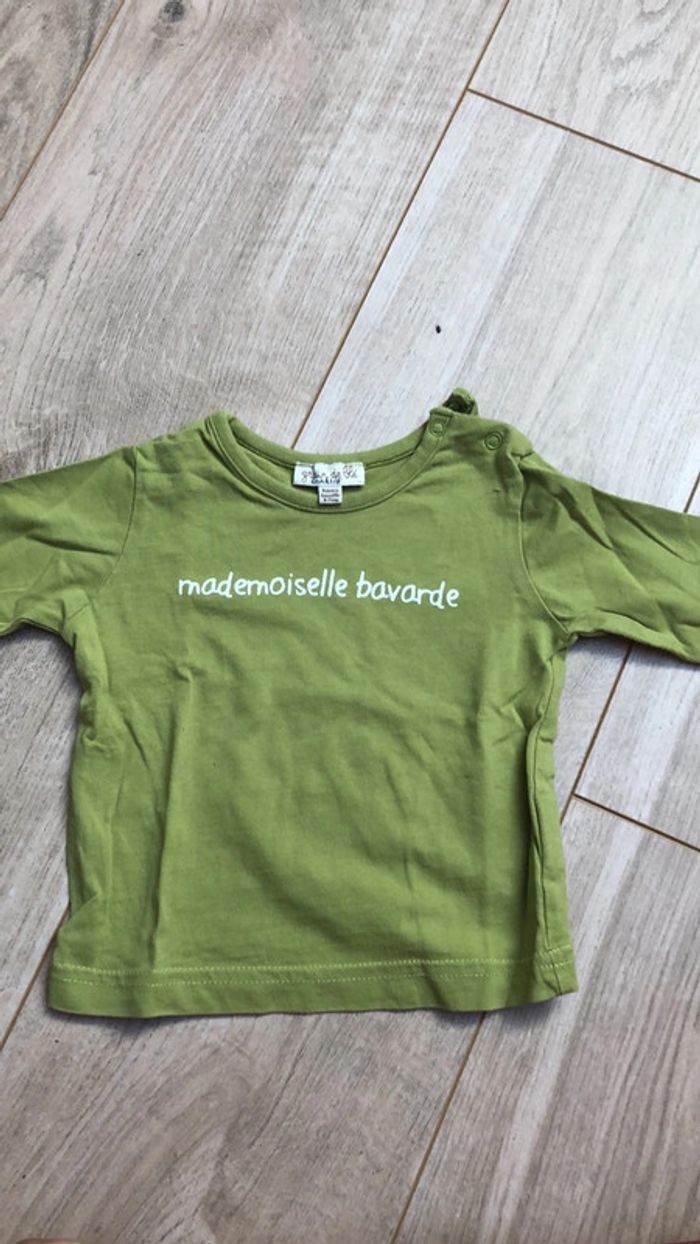 Ensemble 6 mois mademoiselle bavarde - photo numéro 4