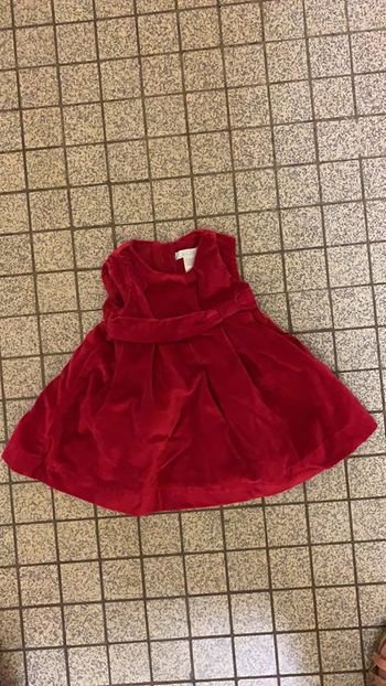 Robe velours 3 mois