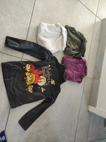 Lot de tee shirt manches longues 6 ans