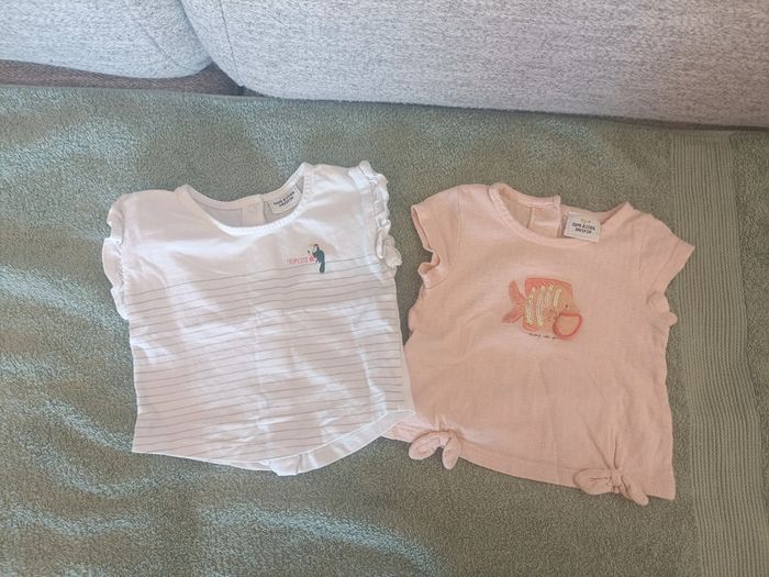 Lot tee shirt tape à l'oeil