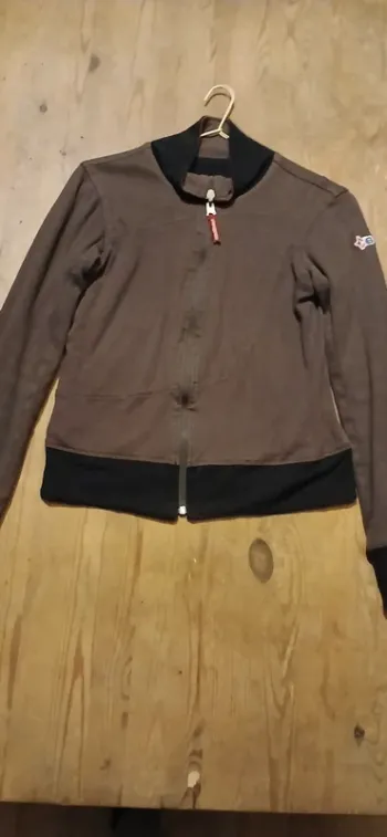 Gilet réversible marron,noir