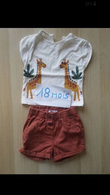Ensemble fille 18 mois