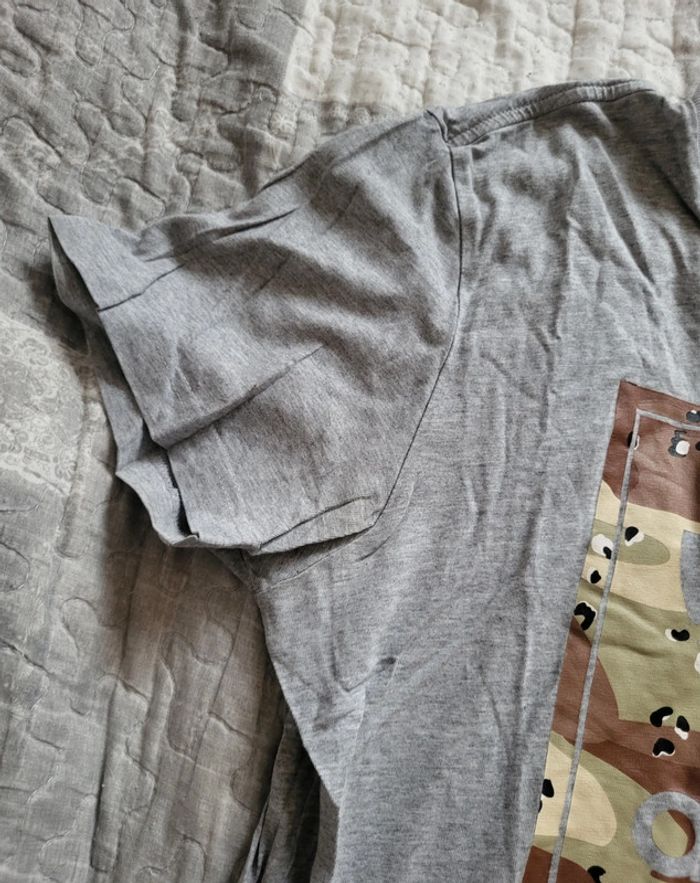 Tee shirt gris adidas taille S - photo numéro 4