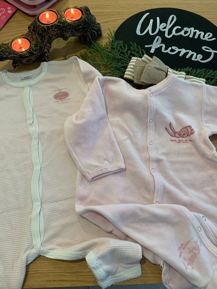 Lot de 2 pyjamas petit bateau 12 mois