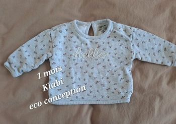 Sweat fille coton bio