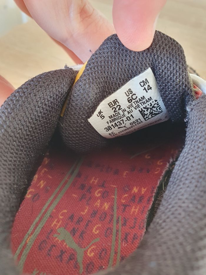 Basket puma bébé 22 - photo numéro 5