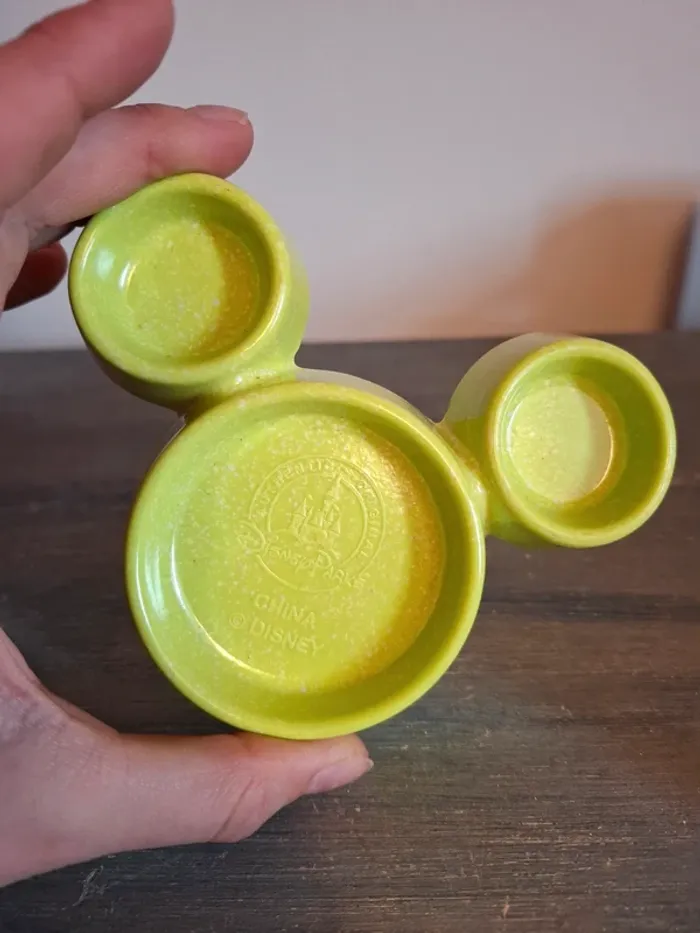 Coupelle vide poche boite a bijoux disneyland Paris tête Mickey Mouse - photo numéro 4
