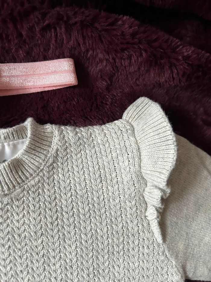 Robe pull/ collant assorti 68 cm - photo numéro 6