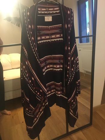 Gilet long chaud en laine springfield