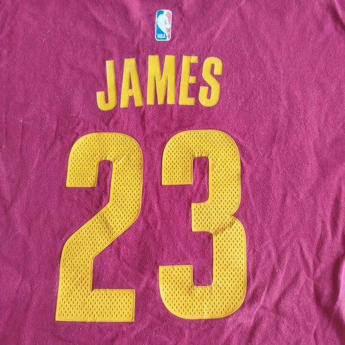 T-shirt vintage NBA Cleveland James | Adidas | L - photo numéro 4