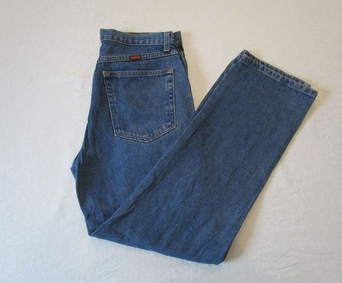 Jeans Rustler by Wrangler homme 100% coton coupe droite straight leg Taille 42 W33 L30 Bleu (J263) - photo numéro 1