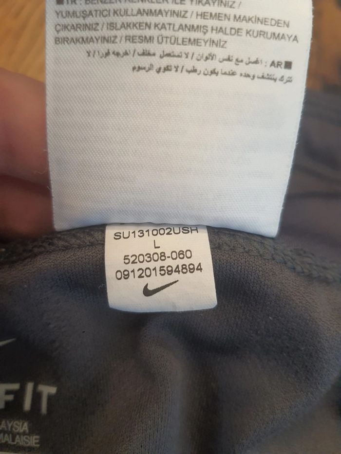 Short sport femme Nike Running taille L noir/gris - photo numéro 11