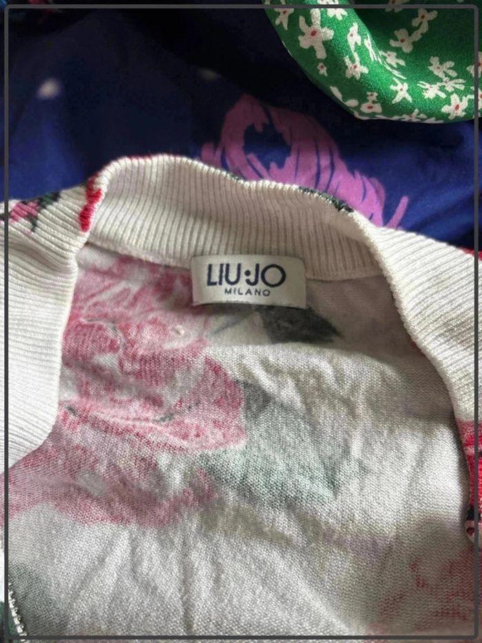 Veste motif floral taille 38 marque liu jo - photo numéro 5