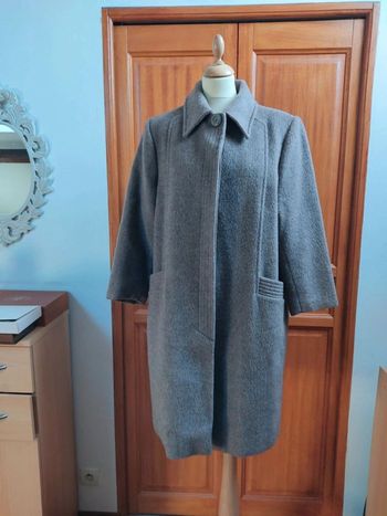 Long manteau laine lama femme Vintage Damart 44 TBE