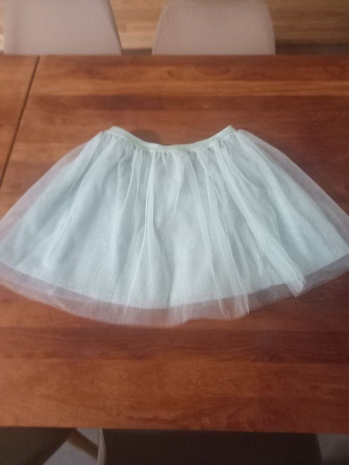Jupe fille habille couleur bleu ciel taille 12 ans marque  kiabi - photo numéro 3