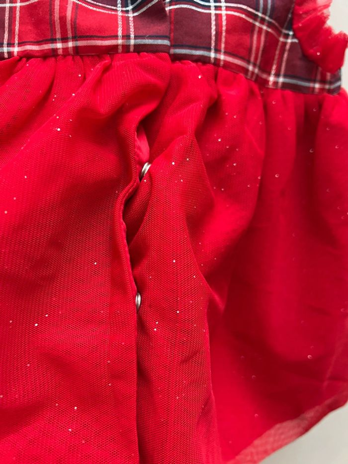 Jolie robe rouge de fête sergent major taille 6 mois - neuf - photo numéro 6