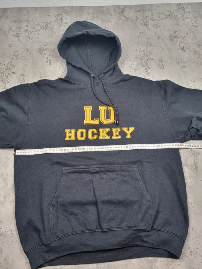 Pull capuche universitaire LU Hockey noir – Taille L Hommes - photo numéro 9