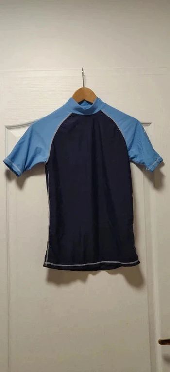 T-shirt mc anti-uv marine et bleu Go Sport XS