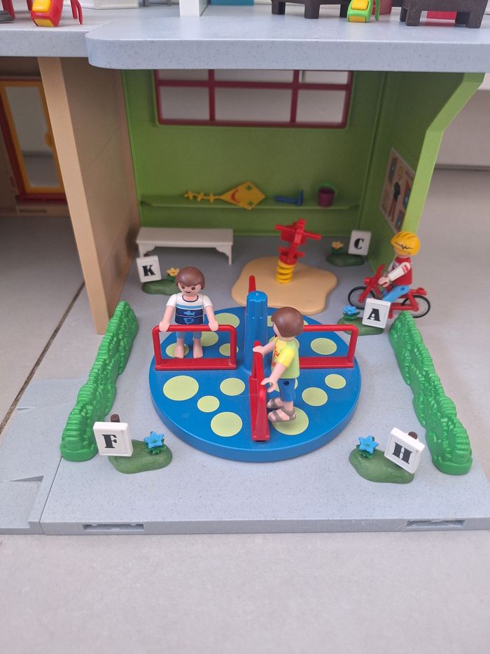 Ecole playmobil avec extension et bus - photo numéro 6