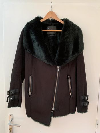 Manteau fausse fourrure noir Goosecraft T 38