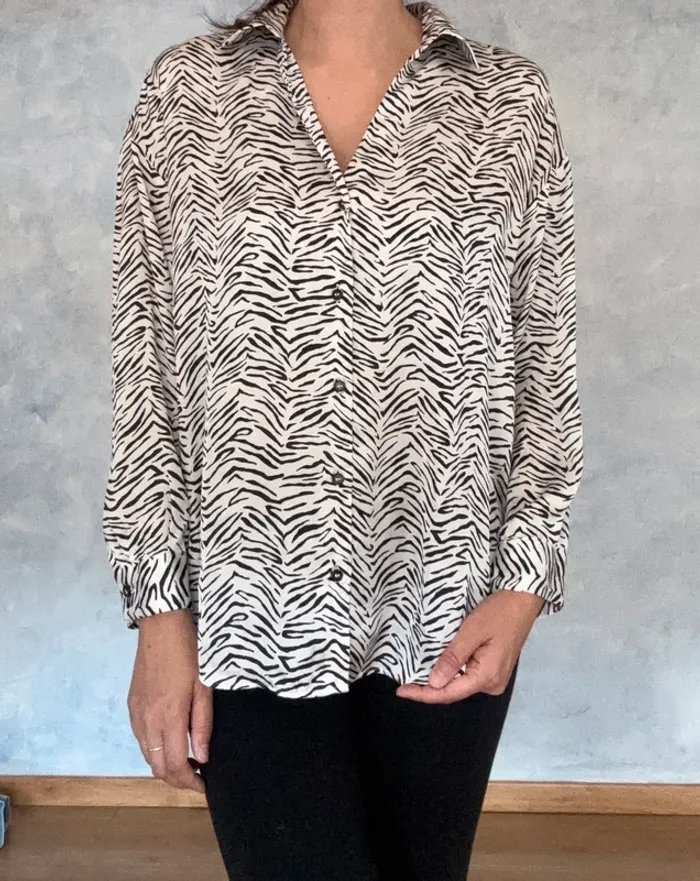 Chemise zébrée Zara