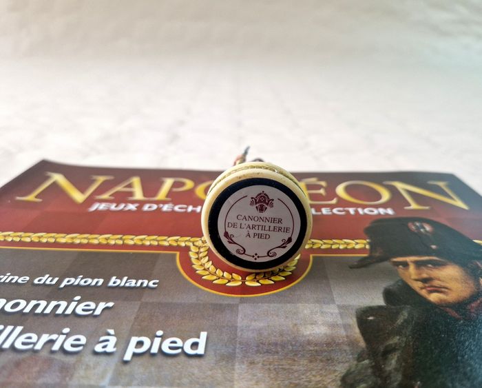 Figurine  , Napoléon , jeux d'échec de collection  , le canonnier de l'artillerie à pied - photo numéro 4