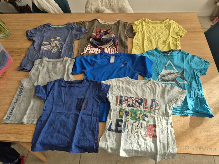 Lot tshirt MC 6 ans