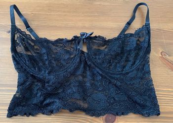 Brassière à dentelle noire S(201)