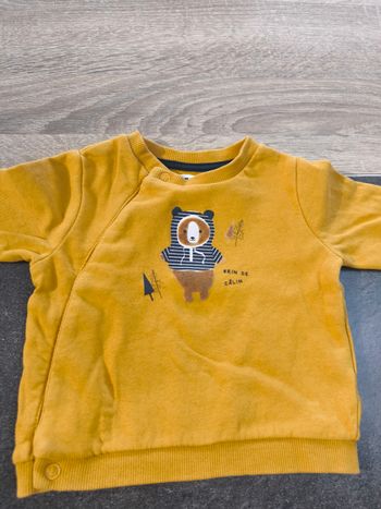 Sweat garçon 3 mois Gémo
